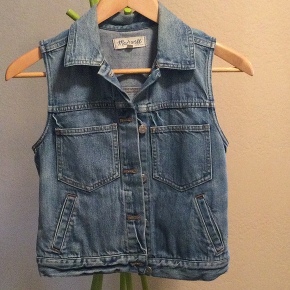 Madewell denim vest - Picture 1 of 4